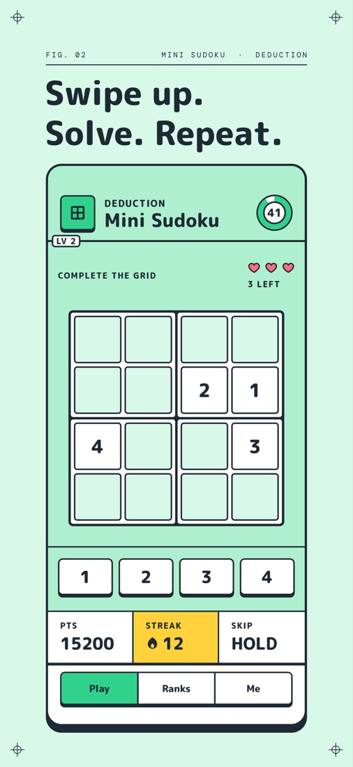 Minis screenshot: Mini Sudoku