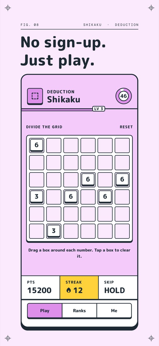 Minis screenshot: Shikaku