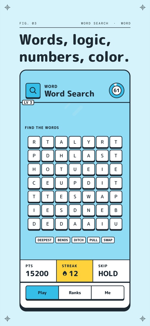Minis screenshot: Word Search